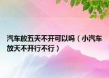 汽车放五天不开可以吗（小汽车放天不开行不行）