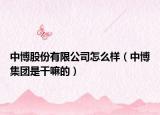 中博股份有限公司怎么样（中博集团是干嘛的）