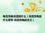 电池充电涓流指什么（涓流充电是什么意思 涓流充电的含义）