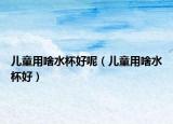 儿童用啥水杯好呢（儿童用啥水杯好）