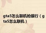 gta5怎么联机抢银行（gta5怎么联机）