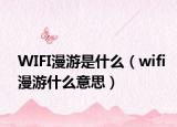 WIFI漫游是什么（wifi漫游什么意思）