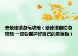 去景德镇游玩攻略（景德镇自助游攻略 一定要保护好自己的贵重物）