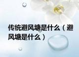 传统避风塘是什么（避风塘是什么）