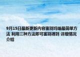 9月15日最新更新内容鉴别玛瑙最简单方法 利用三种方法即可鉴别得到 详细情况介绍