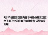 9月15日最新更新内容华岭股份是复旦微电子的子公司吗值不值得申购 详细情况介绍