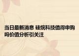 当日最新消息 硅烷科技值得申购吗价值分析引关注