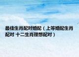 最佳生肖配对婚配（上等婚配生肖配对 十二生肖理想配对）