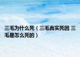 三毛为什么死（三毛真实死因 三毛是怎么死的）