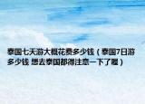 泰国七天游大概花费多少钱（泰国7日游多少钱 想去泰国都得注意一下了喔）