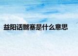 益阳话嬲塞是什么意思