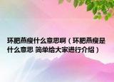 环肥燕瘦什么意思啊（环肥燕瘦是什么意思 简单给大家进行介绍）