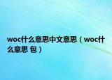woc什么意思中文意思（woc什么意思 包）