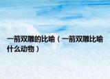 一箭双雕的比喻（一箭双雕比喻什么动物）