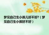梦见自己生小孩儿好不好?（梦见自己生小孩好不好）
