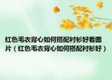 红色毛衣背心如何搭配衬衫好看图片（红色毛衣背心如何搭配衬衫好）