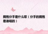 拥抱分手是什么歌（分手的拥抱是谁唱的）