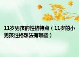 11岁男孩的性格特点（11岁的小男孩性格想法有哪些）