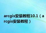 arcgis安装教程10.1（arcgis安装教程）