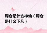 周仓是什么神仙（周仓是什么下凡）