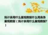 统计表用什么呈现数据什么用直条呈现数据（统计表用什么呈现数据?）