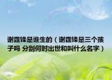 谢霆锋是谁生的（谢霆锋是三个孩子吗 分别何时出世和叫什么名字）