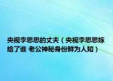 央视李思思的丈夫（央视李思思嫁给了谁 老公神秘身份鲜为人知）