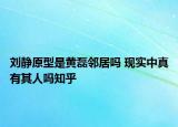 刘静原型是黄磊邻居吗 现实中真有其人吗知乎