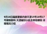 9月16日最新更新内容天津15号16号17号做核酸吗 天津被封小区名单有哪些 详细情况介绍