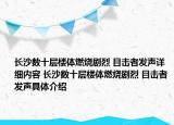 长沙数十层楼体燃烧剧烈 目击者发声详细内容 长沙数十层楼体燃烧剧烈 目击者发声具体介绍