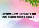 迪拜有什么景点（迪拜旅游景点有哪些 去迪拜旅游哪些景点必去）