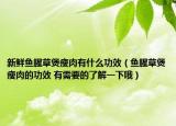 新鲜鱼腥草煲瘦肉有什么功效（鱼腥草煲瘦肉的功效 有需要的了解一下哦）