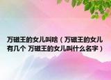 万磁王的女儿叫啥（万磁王的女儿有几个 万磁王的女儿叫什么名字）
