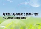 海飞蟹几月份最肥（东沟大飞蟹在几月份的时候最肥）