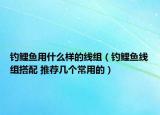 钓鲤鱼用什么样的线组（钓鲤鱼线组搭配 推荐几个常用的）