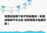 刺激战场哪个喷子伤害最高（刺激战场喷子怎么练 这样使用才是最好的）