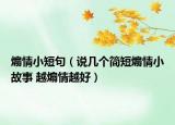 煽情小短句（说几个简短煽情小故事 越煽情越好）
