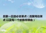 昌黎一日游必去景点（昌黎周边景点 以及每一个的推荐理由）