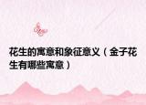 花生的寓意和象征意义（金子花生有哪些寓意）