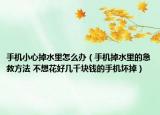 手机小心掉水里怎么办（手机掉水里的急救方法 不想花好几千块钱的手机坏掉）