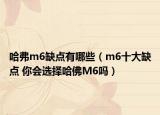 哈弗m6缺点有哪些（m6十大缺点 你会选择哈佛M6吗）