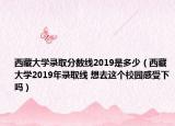 西藏大学录取分数线2019是多少（西藏大学2019年录取线 想去这个校园感受下吗）