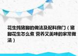 花生炖猪脚的做法及配料窍门（猪脚花生怎么煮 营养又美味的家常做法）
