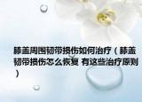 膝盖周围韧带损伤如何治疗（膝盖韧带损伤怎么恢复 有这些治疗原则）