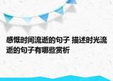 感慨时间流逝的句子 描述时光流逝的句子有哪些赏析