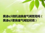 奥迪q5烧机油换废气阀管用吗（奥迪q5更换废气阀如何调）