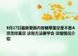 9月17日最新更新内容翡翠鉴定是不是A货怎样鉴定 这些方法要学会 详细情况介绍