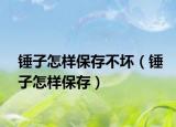 锤子怎样保存不坏（锤子怎样保存）