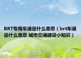 BRT专用车道是什么意思（brt车道是什么意思 城市交通建设小知识）