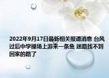 2022年9月17日最新相关报道消息 台风过后中学操场上游来一条鱼 迷路找不到回家的路了